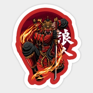 Ronin Samurai Sticker